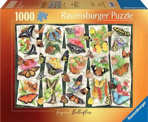 Ravensburger Tropical Butterflies 1000 Piece Puzzle