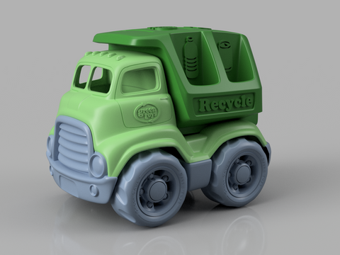 Green Toys Mini Recycling Truck