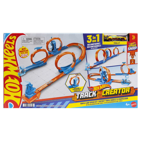 Hot Wheels Track Creator Triple Loop Kit