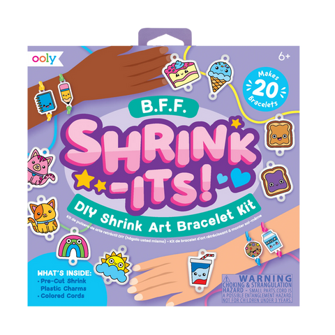 OOLY Shrink-Its!: D.I.Y. Shrink Art Bracelet Kit B.F.F.