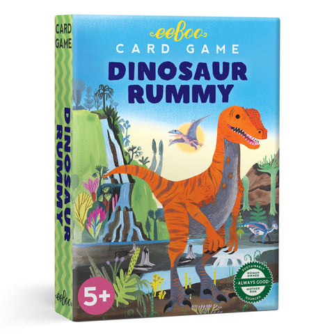 eeBoo Dinosaur Rummy Card Game