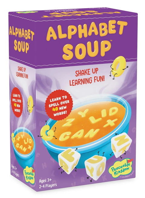 Peaceful Kingdom Alphabet Soup