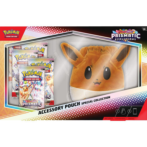 Pokemon Prismatic Evolutions Accessory Pouch Special Collection