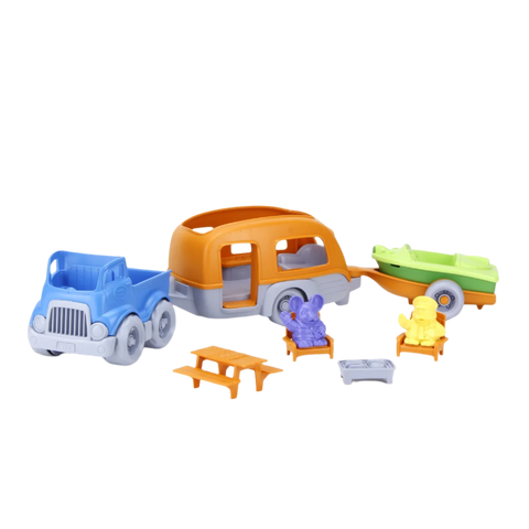 Green Toys® RV Camper Set With Boat