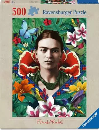 Ravensburger Frida Kahlo, Blooming Fantasy 500 Piece Vertical Puzzle