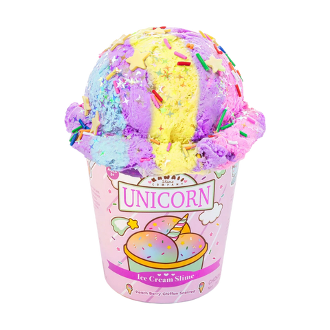 The Kawaii Company Unicorn Scented Ice Cream Pint Slime