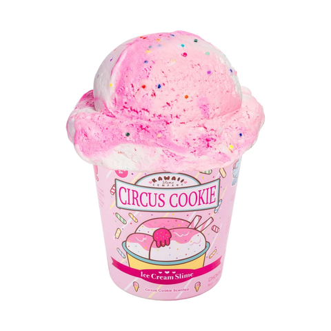 The Kawaii Company Circus Cookie Scented Ice Cream Pint Slime