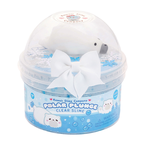 The Kawaii Company Polar Bear Plunge Clear Slime