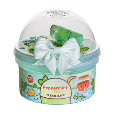 The Kawaii Company Peppermint Tea Clear Slime