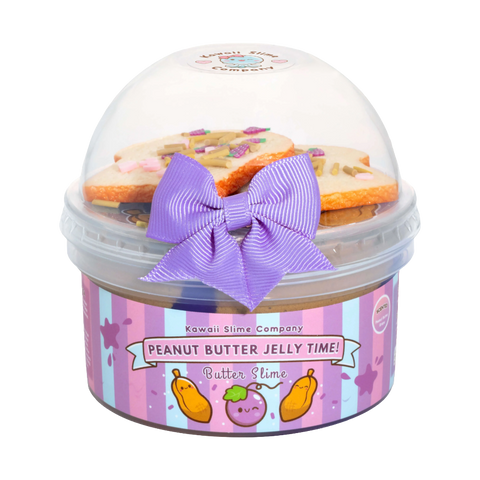 The Kawaii Company Peanut Butter Jelly Time Grape 2 Slimes In 1