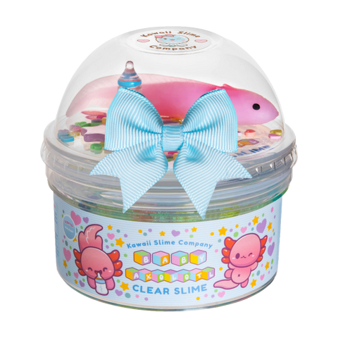 The Kawaii Company Baby Axolotl Clear Slime