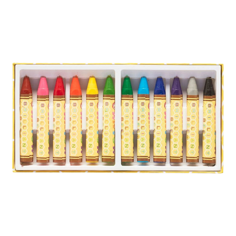 Ooly Brilliant Bee Crayons- Set of 12