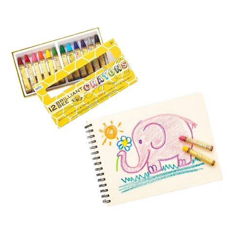 Ooly Brilliant Bee Crayons- Set of 12