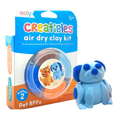 Ooly Creatibles D.I.Y. Air-Dry Clay Kit: Pet BFFs (Set of 4)