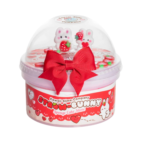 The Kawaii Company StrawBunny Sponge Cake Slime