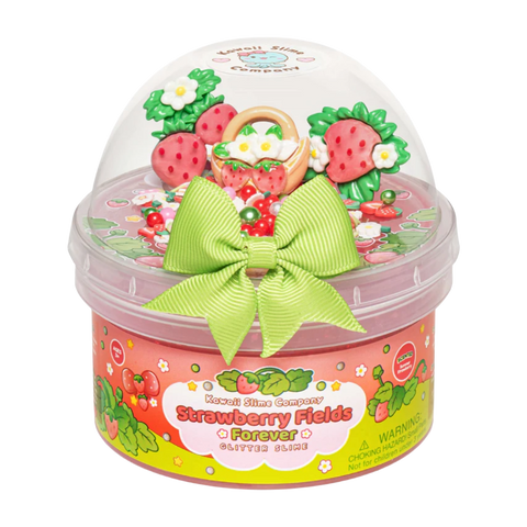 The Kawaii Company Stawberry Fields Forever Glitter Slime