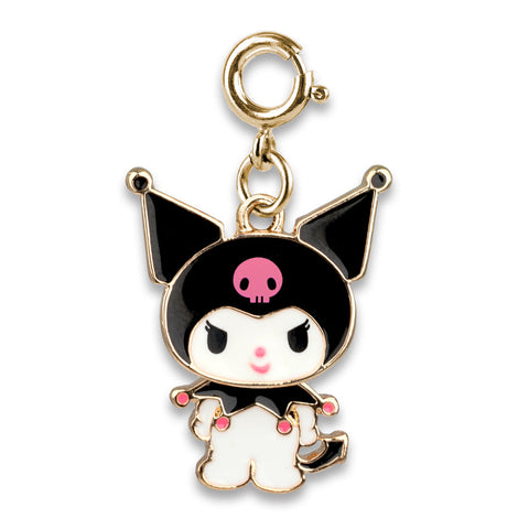 CHARM IT! Gold Swivel Kuromi Charm