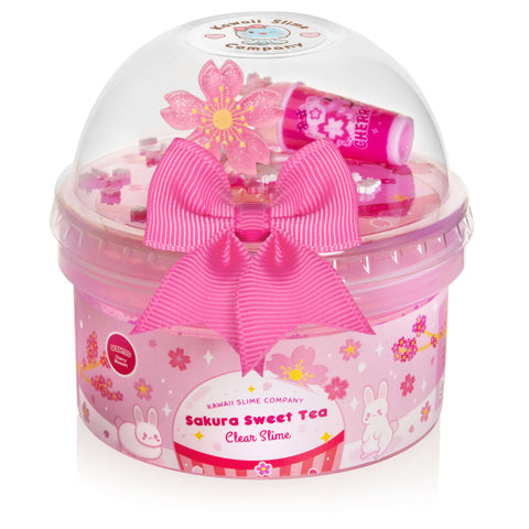 The Kawaii Company Sakura Sweet Tea Clear Slime