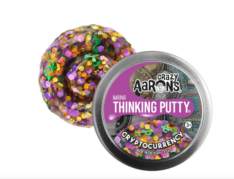 Mini Thinking Putty® by Crazy Aarons: Cryptocurrency