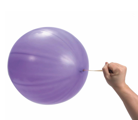 Retro Punch Balloons: 4 Pack