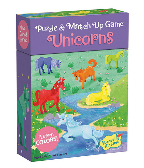 Puzzle and Match Up Game: Unicorns