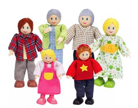 Hape Happy Doll Family Caucasian