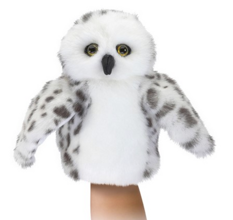 Folkmanis® Little Puppets Little Snowy Owl