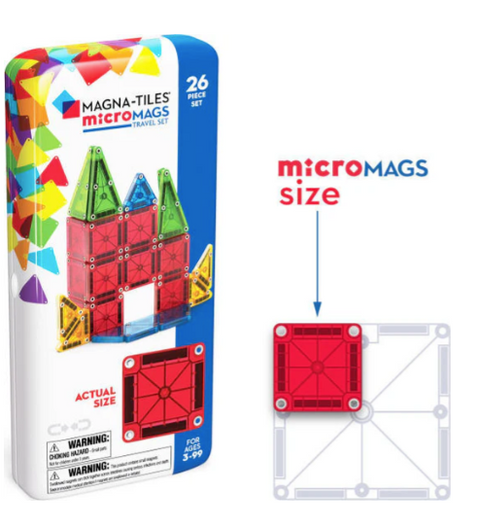 Magna-Tiles microMAGS 26-Piece Travel Set