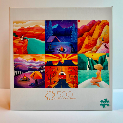 Marcy Day Places You Will Go 500 Piece Puzzle