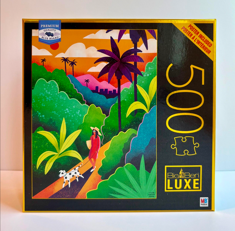 Marcy Day Dog Walker 500 Piece Puzzle