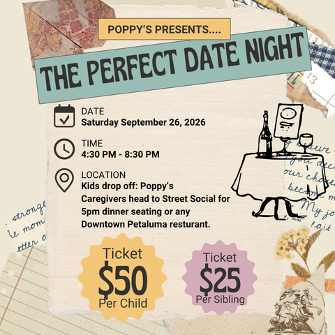 The Perfect Date Night with Poppy's ft. Street Social: Saturday September 26, 2026 4:30pm - 8:30pm