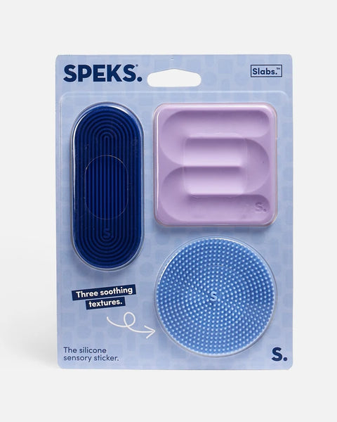 Speks Slabs Silicone Sensory Sticker 3-Pack