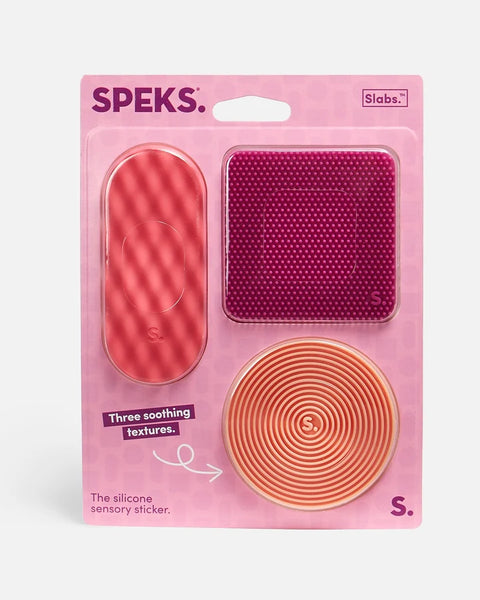 Speks Slabs Silicone Sensory Sticker 3-Pack