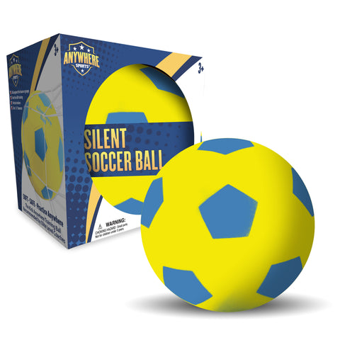 Anywhere Sports Silent Soccer Ball 8-Inch