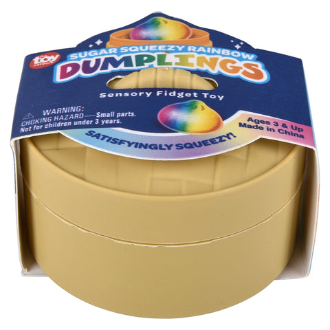 The Toy Network 2" Sugar Squeezy Rainbow Dumpling