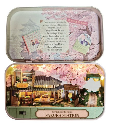 Hands Craft DIY Tiniatures: Sakura Station
