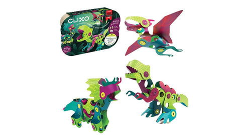 Clixo Dino Discovery Pack 22 Pieces