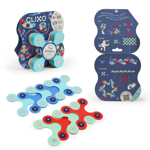 Clixo Tiny & Mighty Marine Ocean Colors Pack 9 Pieces