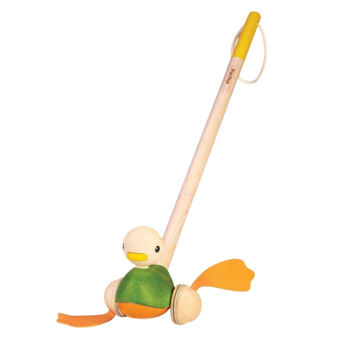 The Plan Toys Push Along Duck