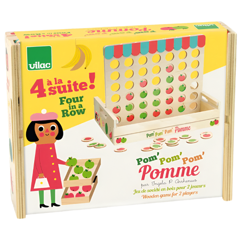 vilac Pomme Four apples in a row