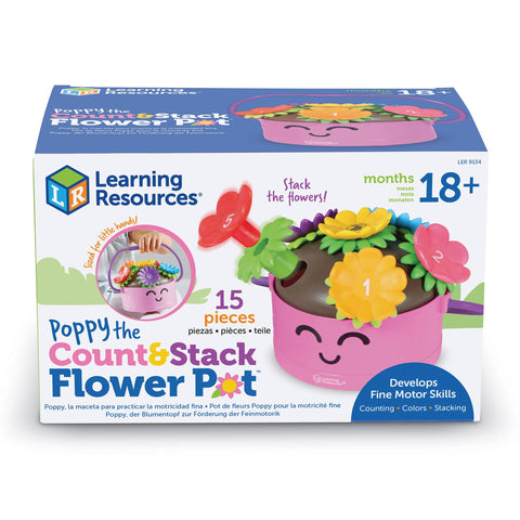 Poppy the Count & Stack Flower Pot