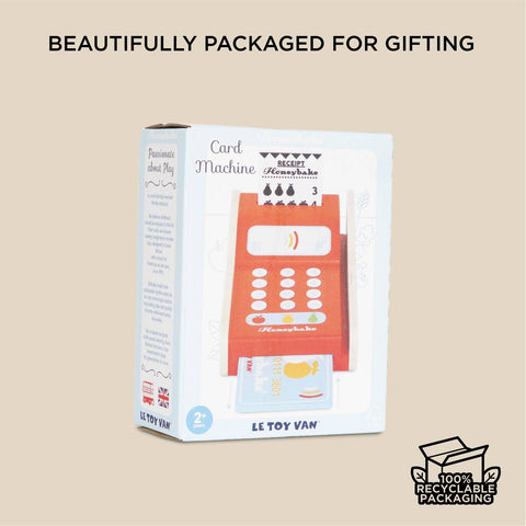 Le Toy Van Wooden Shop Card Machine