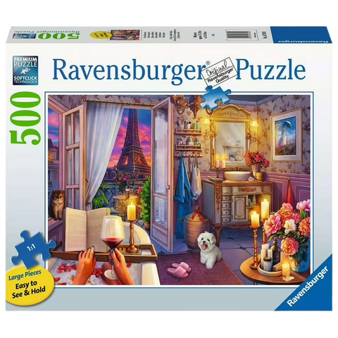Ravensburger Cozy Bathroom 500 pc Large Format Puzzle