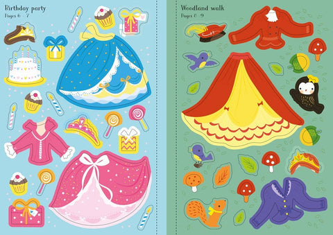 Little Sticker Dolly Dressing Princess : Usborne