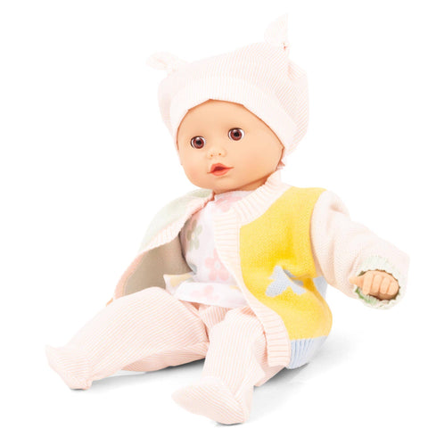 Gotz Muffin Baby 13" Baby Doll with Pink Hat
