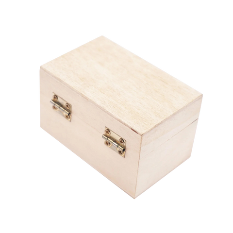 Angels Craft Flat Top Wooden Treasure Box