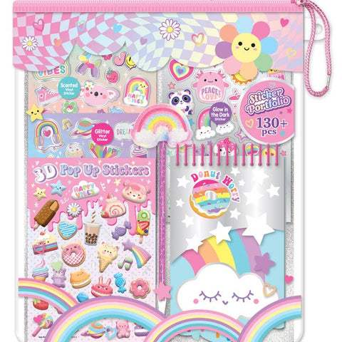 Hot Focus Sticker Portfolio, Rainbow