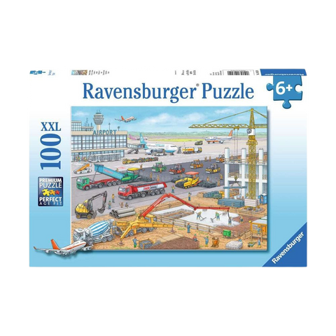 Ravensburger Construction at the Airport 100 Pc Puzzle