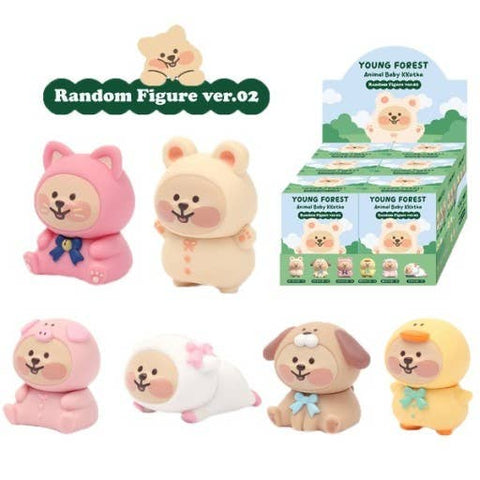 Young Forest - Animal Baby Kkotka Random Figure Ver.2