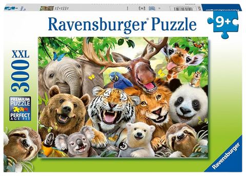 Ravensburger Exotic Animals Selfie 300 Pc Puzzle